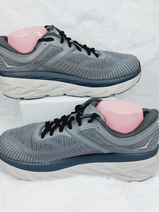 Hoka One One Men\'s Dark Gray Dove Bondi 7 Athletic Running Shoes Size 10.52EE main image 12